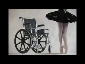 wheelchair and ballerina